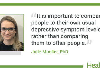 Change in depressive symptoms may predict change in BMI
